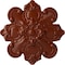 Ekena Millwork Katheryn Ceiling Medallion, Hand-Painted Firebrick, 18 1/8"OD x 1 1/4"P CM18KAFIF - alternate 1